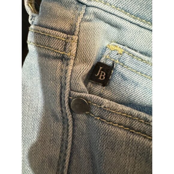 Judy Blue Jeans Womens 28 Blue Relaxed Fit Skinny‎ Stretch Crop Distressed |Q1 - Picture 7 of 9